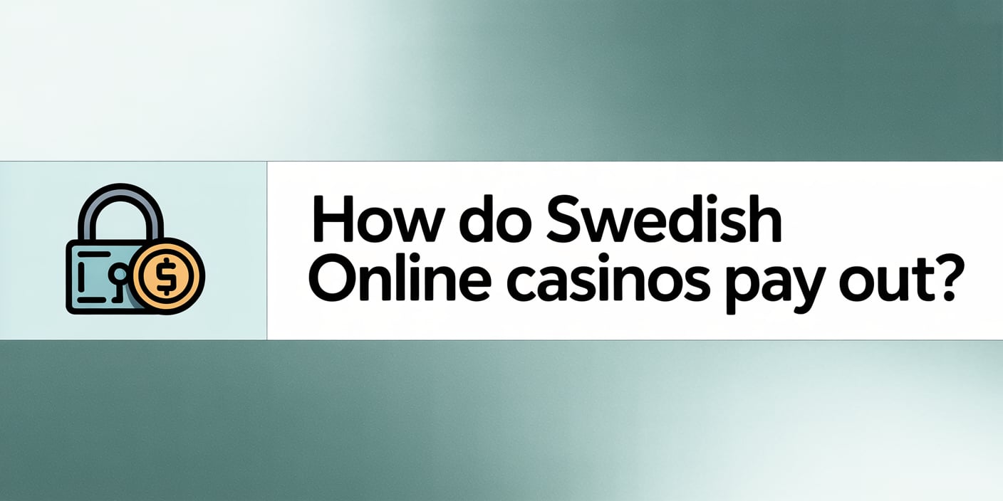 How do Swedish online casinos pay out?